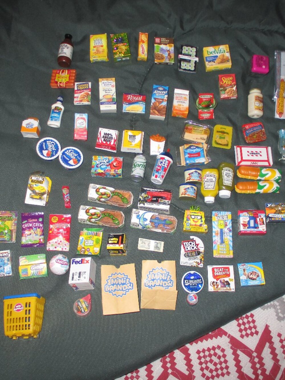 Huge Lot of 70 Zuru + Mini Brands Toys Gold Food SpongeBob TMNT